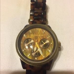 Michael Kors Tortoise Watch
